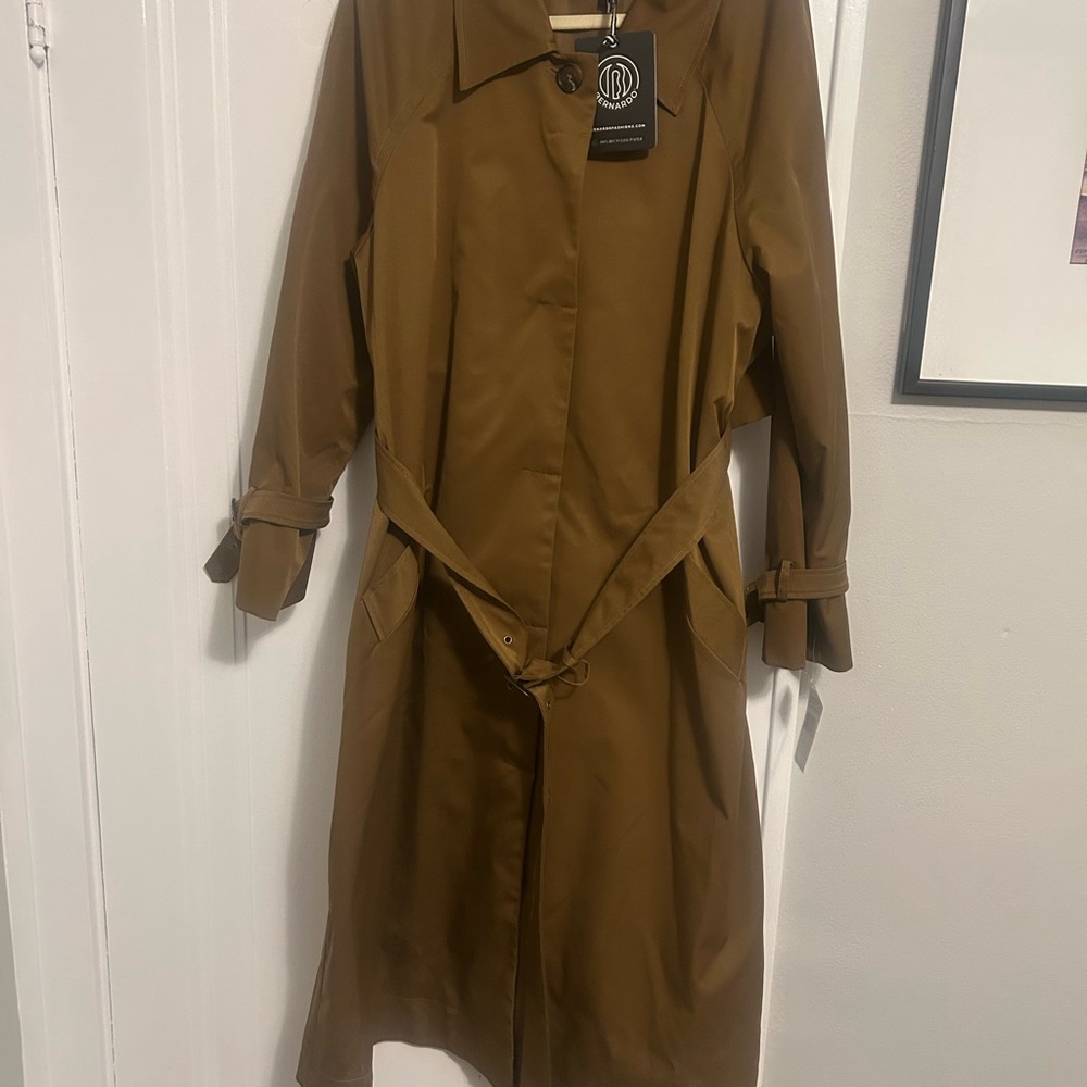 Bernardo Women's Happy Cotton Trench Coat